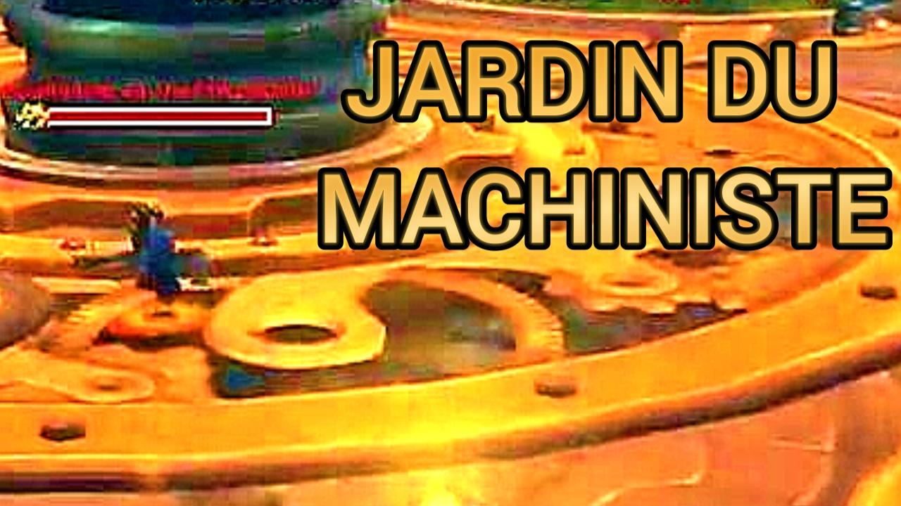 Sur cette image on peut apercevoir le boss entrain de tourner dans la salle.