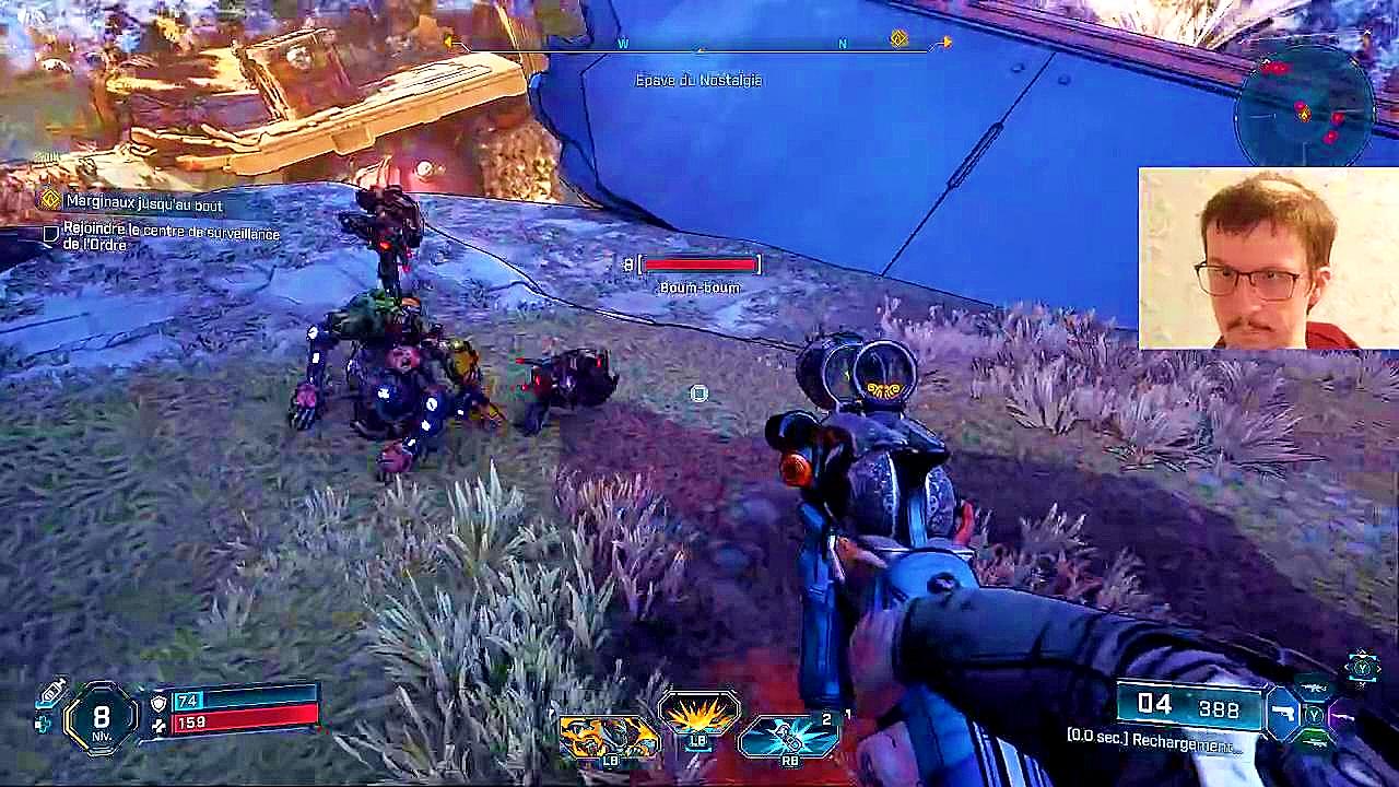 Sur cette image, je continue mon aventure sur Borlderlands 4 niveaux 26 et à 48% de la camapgne.