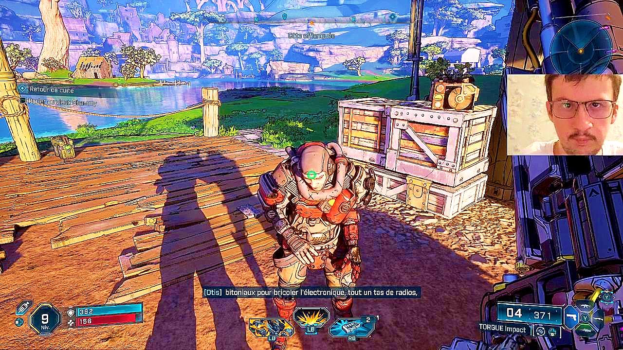 Sur cette image, je vous montre le joueur entrain de parler à un pnj sur le monde de kairos.