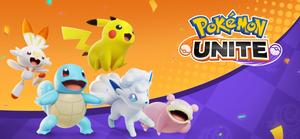 Sur cette image, je vous montre une affiche de pokemon Unite avant le live !